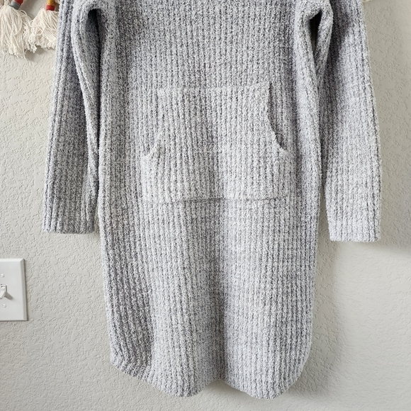 Softies Marshmallow Turtleneck Lounger Knit Gray 42" Dress Cozy Ultra Soft S/M - Picture 5 of 11